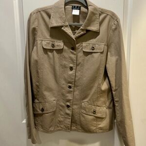 I.N.C. Women’s Jacket 100% Cotton Size Large, Pre-Owned